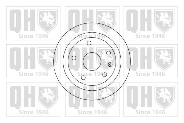 QUINTON HAZELL Тормозной диск BDC4765